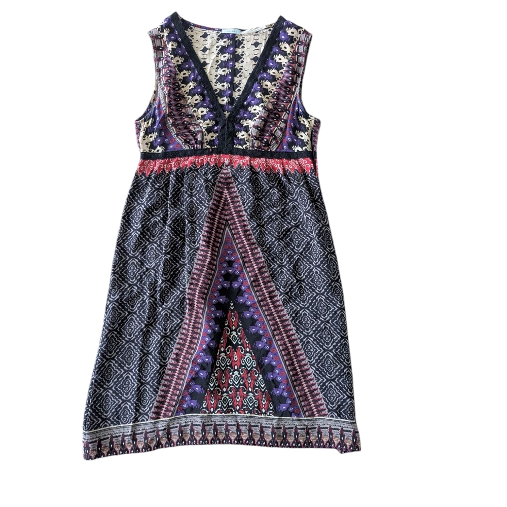 Kimchi Blue Sleeveless Silk V-Neck Sundress Sz.S